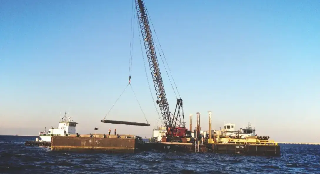 Tubería 12" recubierta con concreto - Vista 3